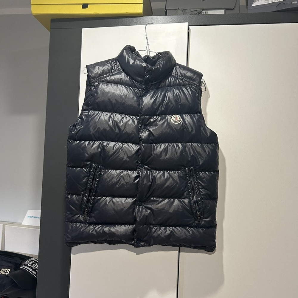 Moncler navy vest